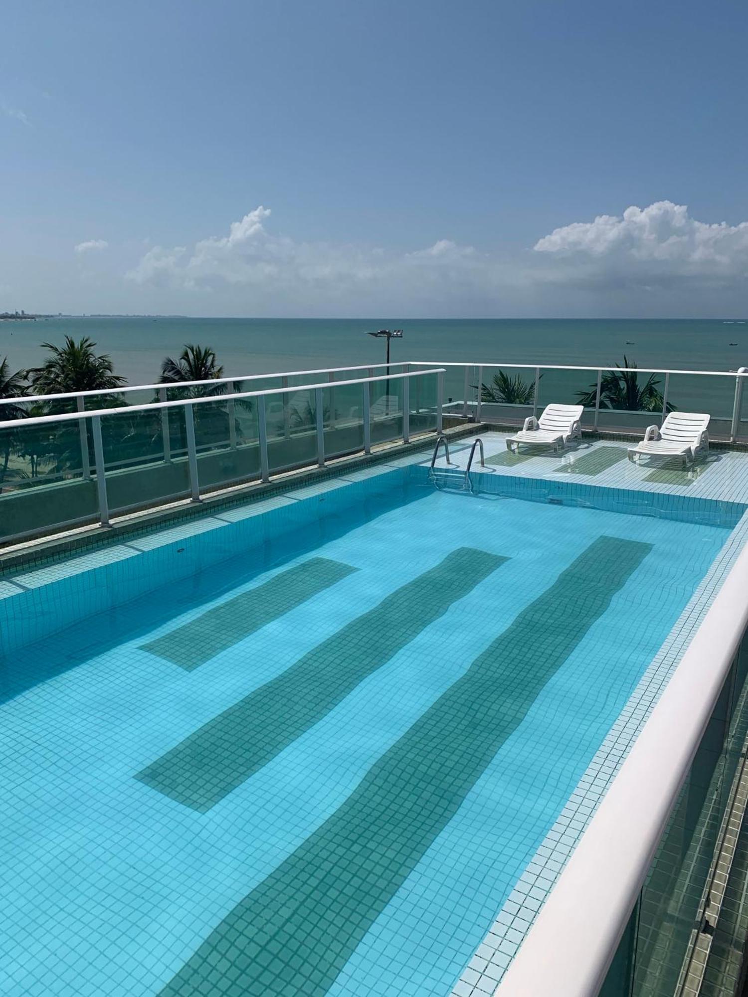 Melhores Flats - Maravilhosa Varanda Frente Ao Mar Hotel João Pessoa